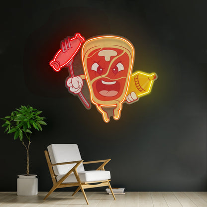 Bone Steak Led Neon Sign Light Custom Led Signs - Shineneon