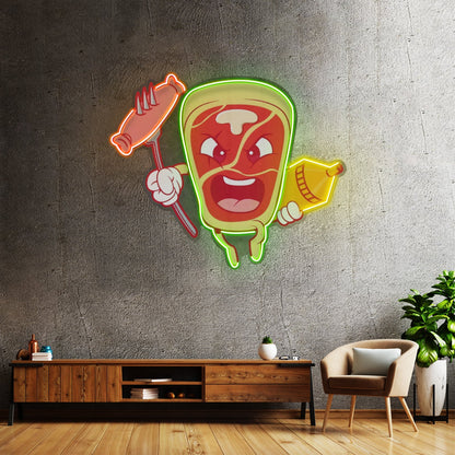 Bone Steak Led Neon Sign Light Custom Led Signs - Shineneon