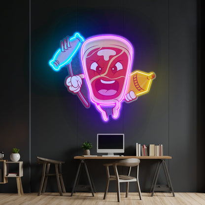 Bone Steak Led Neon Sign Light Custom Led Signs - Shineneon