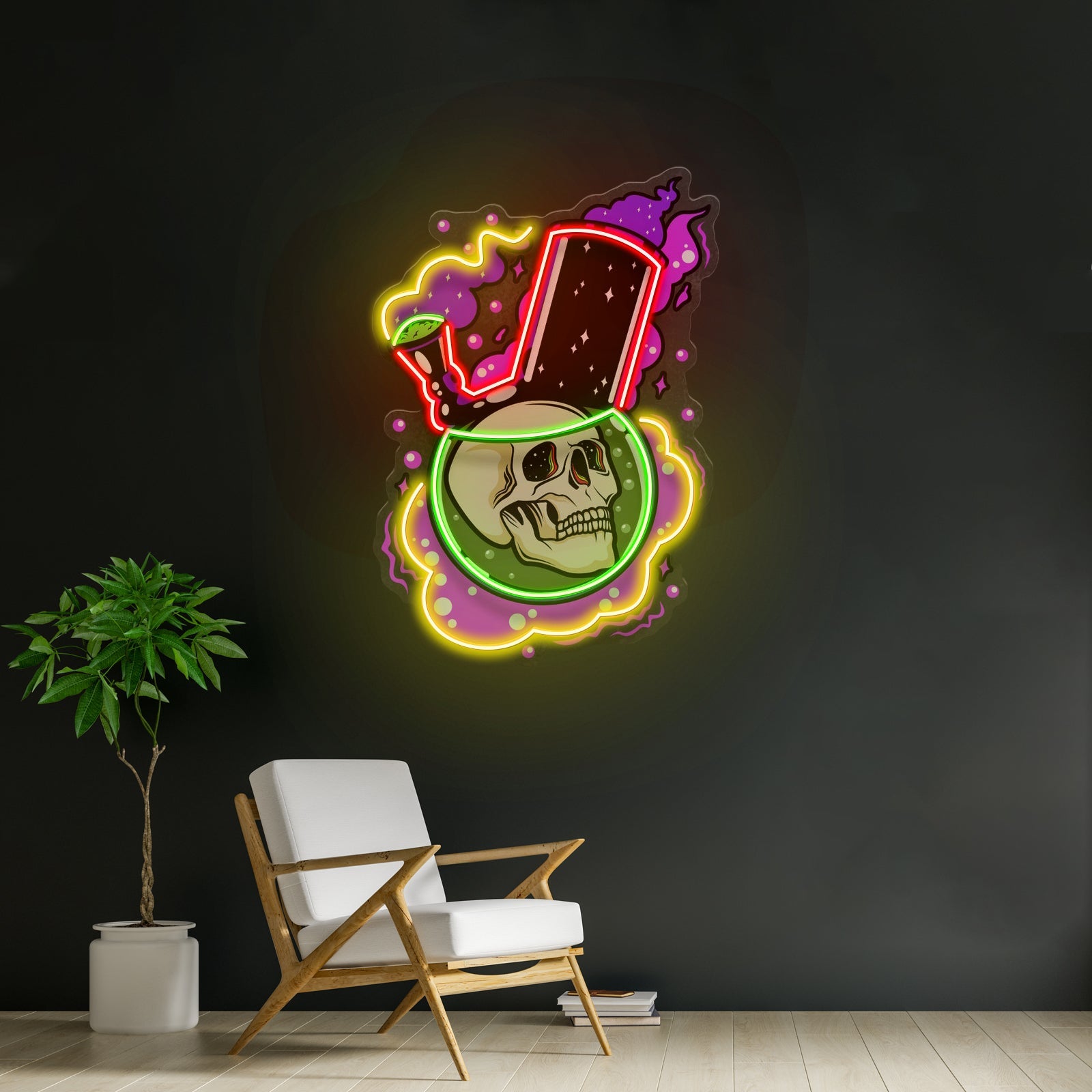 Bong Skull Led Neon Sign Light Custom Led Signs - Shineneon