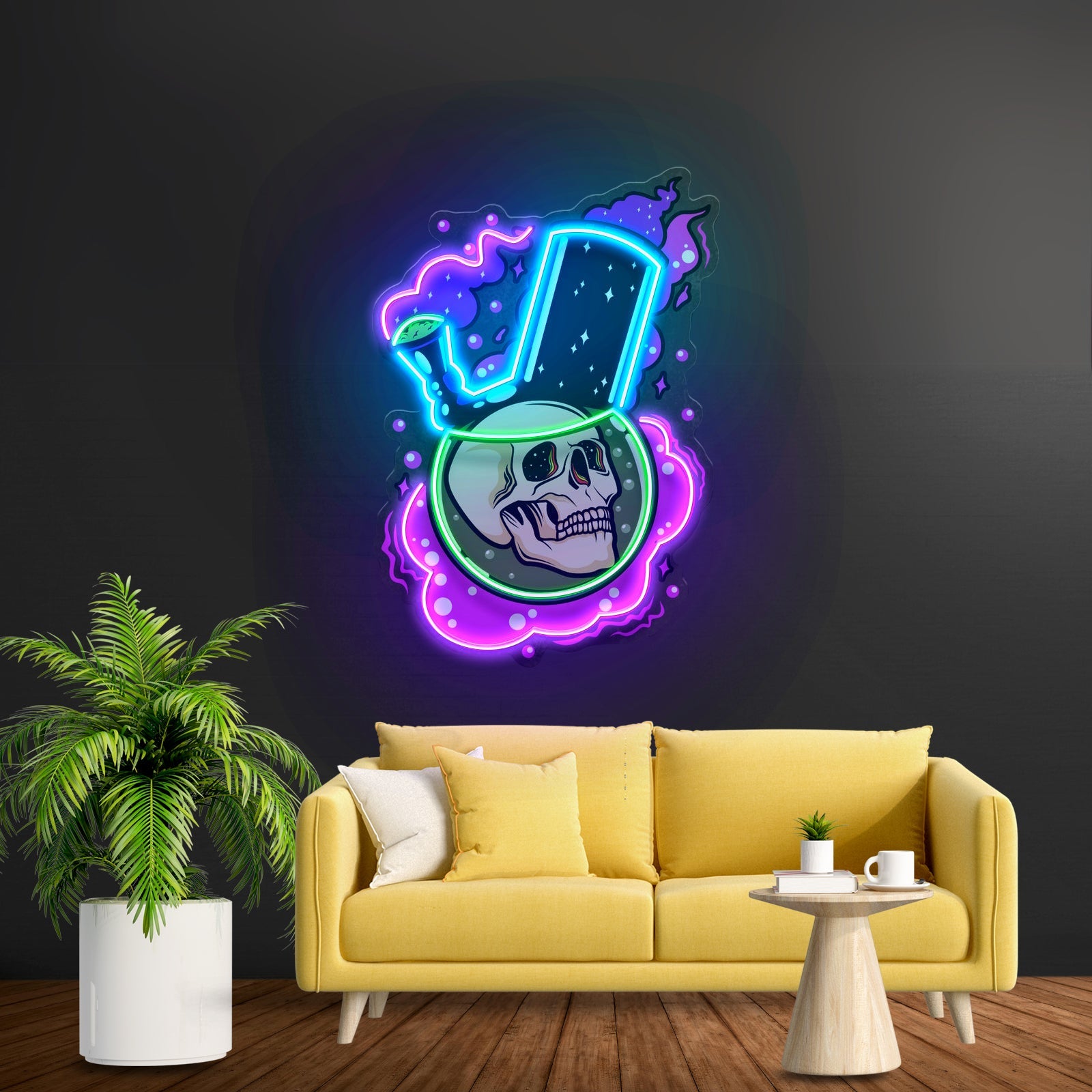 Bong Skull Led Neon Sign Light Custom Led Signs - Shineneon