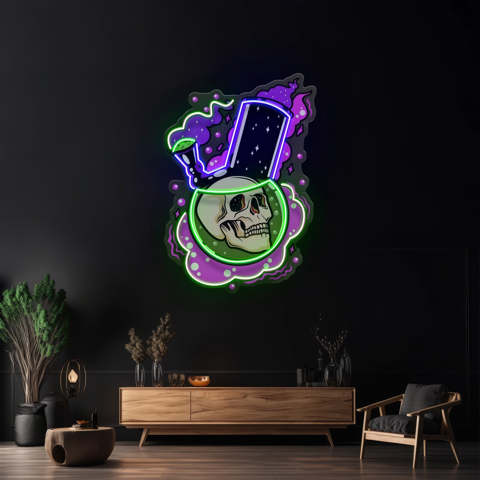 Bong Skull Led Neon Sign Light Custom Led Signs - Shineneon