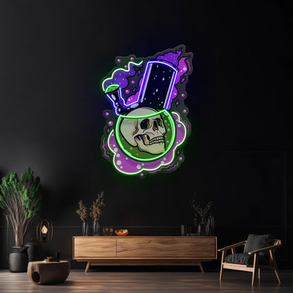 Bong Skull Led Neon Sign Light Custom Led Signs - Shineneon