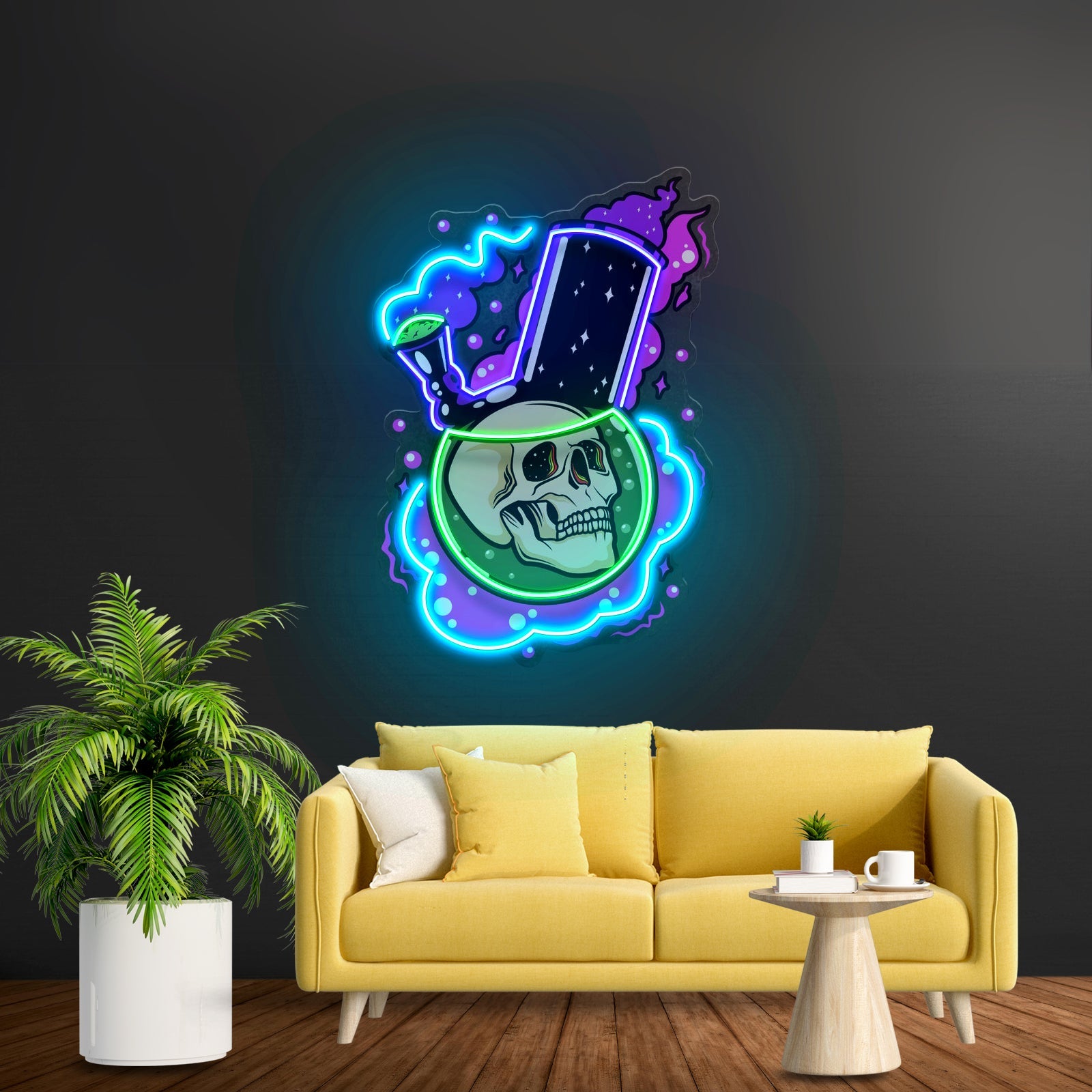 Bong Skull Led Neon Sign Light Custom Led Signs - Shineneon