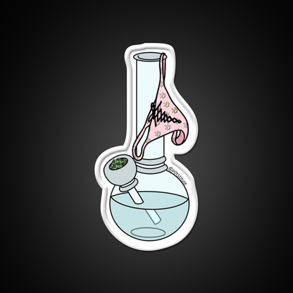 Bongs Thongs Stoner Art Hemp Inspired Green Leaf Led Neon Sign Rgb Color