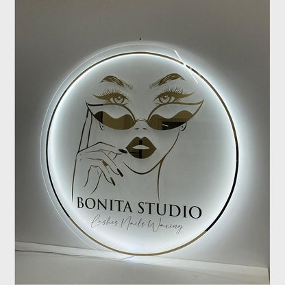Bonita Studio Acrylic Business Logo Sign - Shineneon
