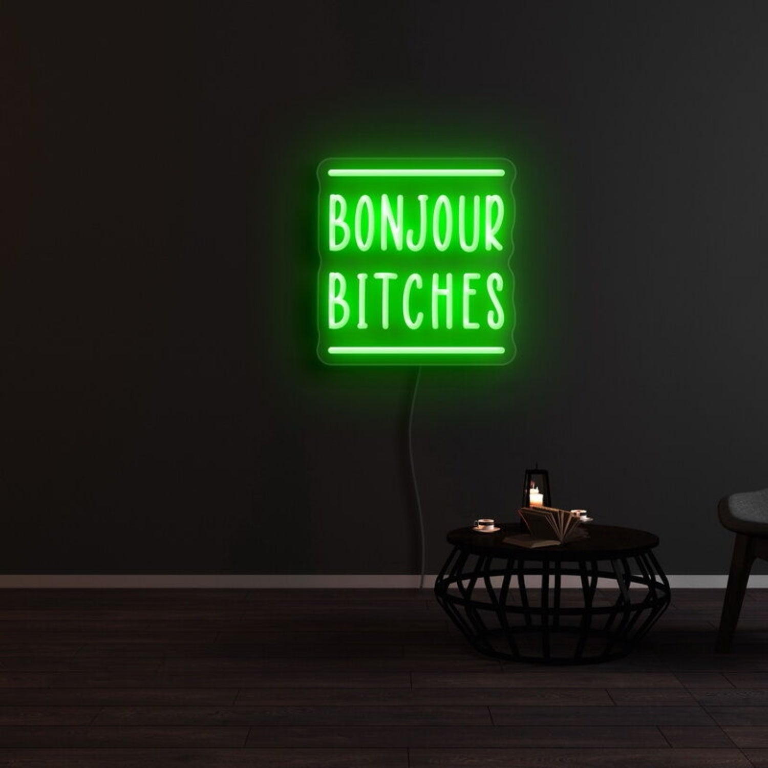 Bonjour Btches Led Neon Sign - Shineneon