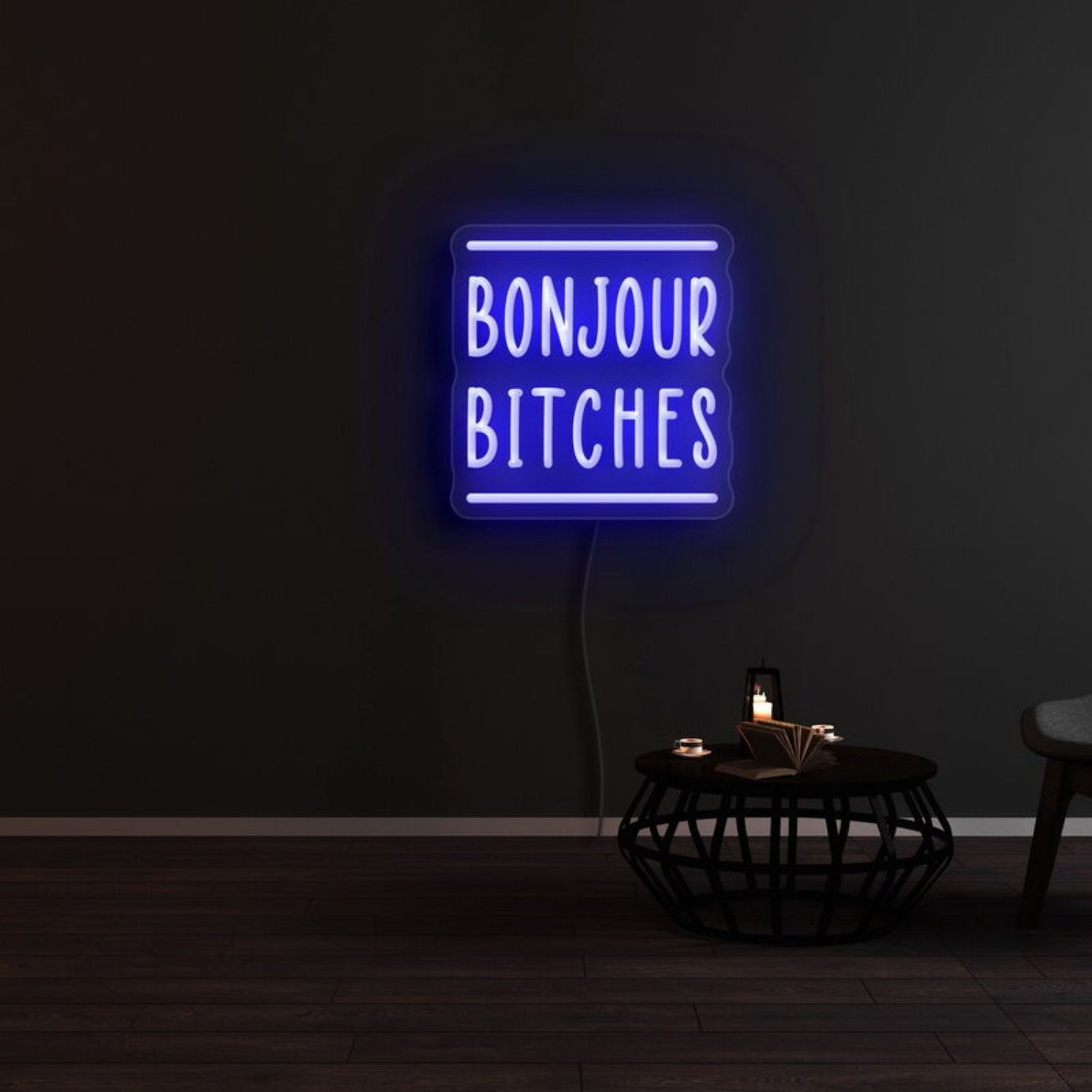 Bonjour Btches Led Neon Sign - Shineneon