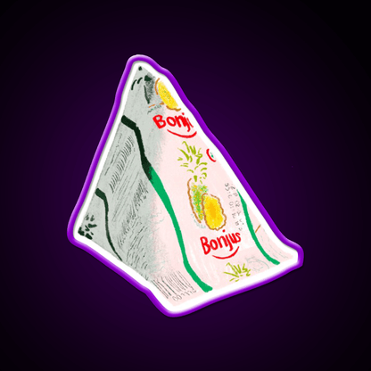 Bonjus Pyramid Snack Food Led Neon Sign Rgb Color - Shineneon