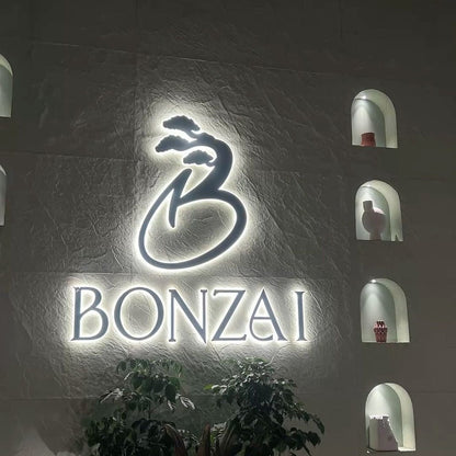 Bonzai 3D Backlit Channel Letters Led Light Sign - Shineneon