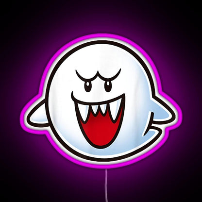 Boo Face Rgb Neon Sign - Shineneon