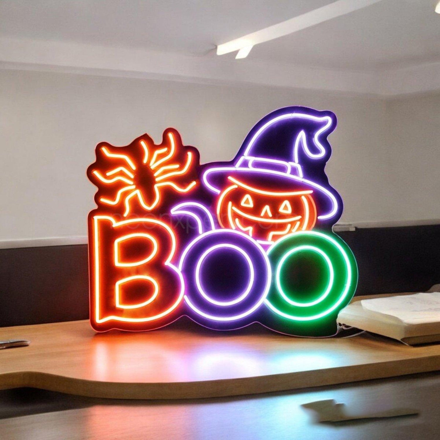Boo Led Neon Sign Halloween Party Led Light Decoration | Shineneon