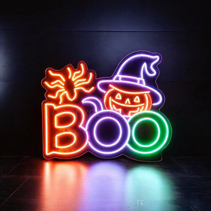 Boo Led Neon Sign Halloween Party Led Light Decoration | Shineneon