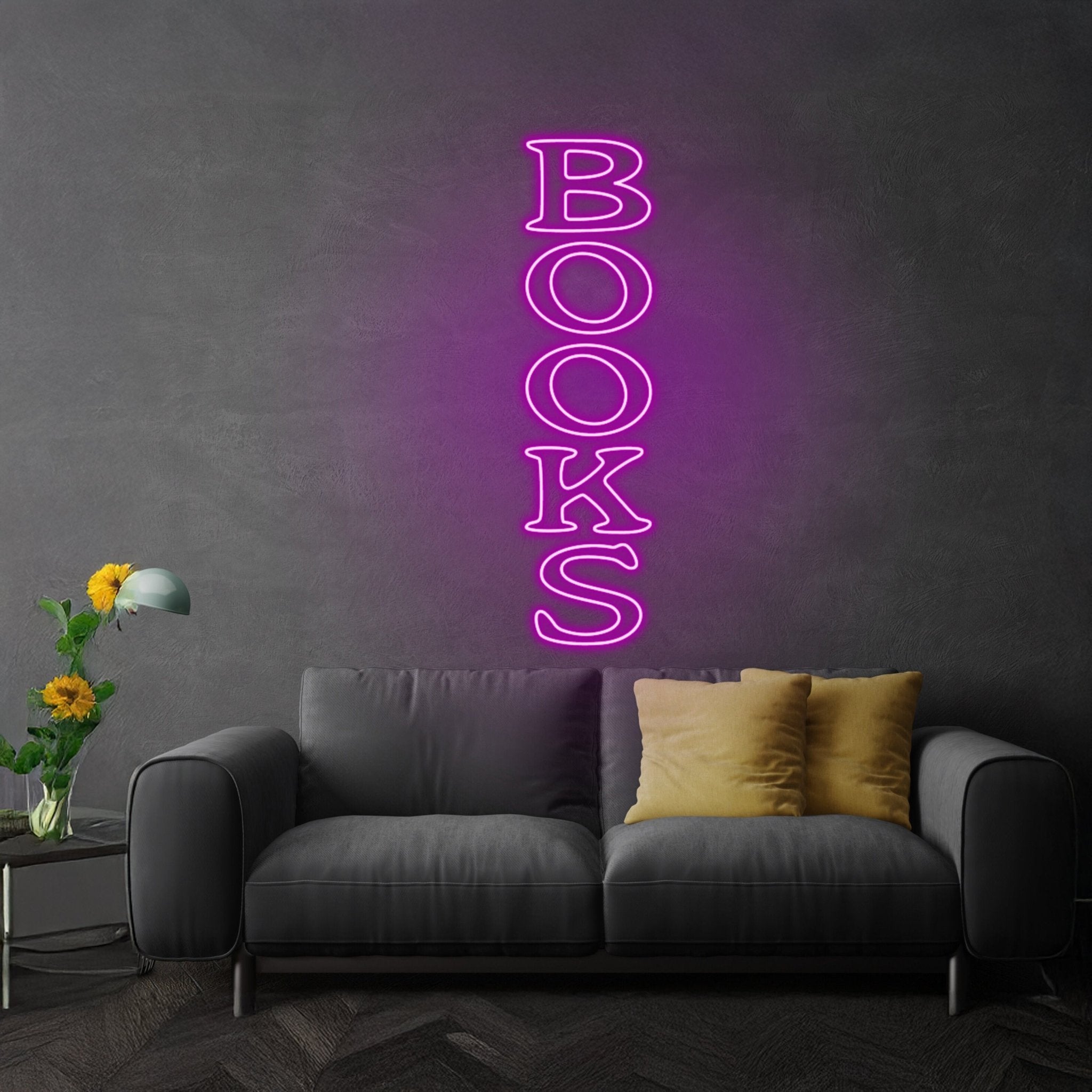 Book Line Art Neon Signs - Shineneon