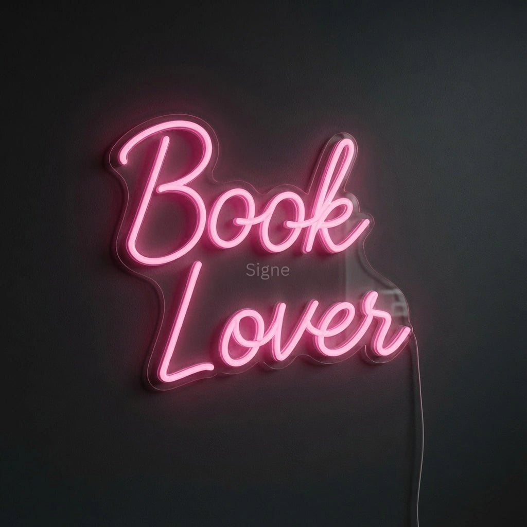 Book Lover LED Neon Sign - Shineneon