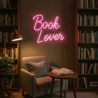 Book Lover LED Neon Sign - Shineneon
