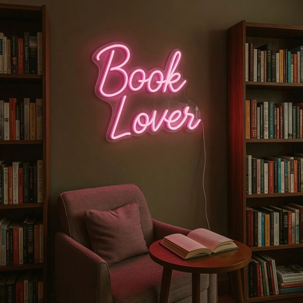 Book Lover LED Neon Sign - Shineneon