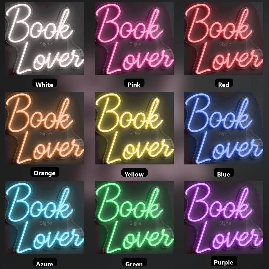 Book Lover LED Neon Sign - Shineneon