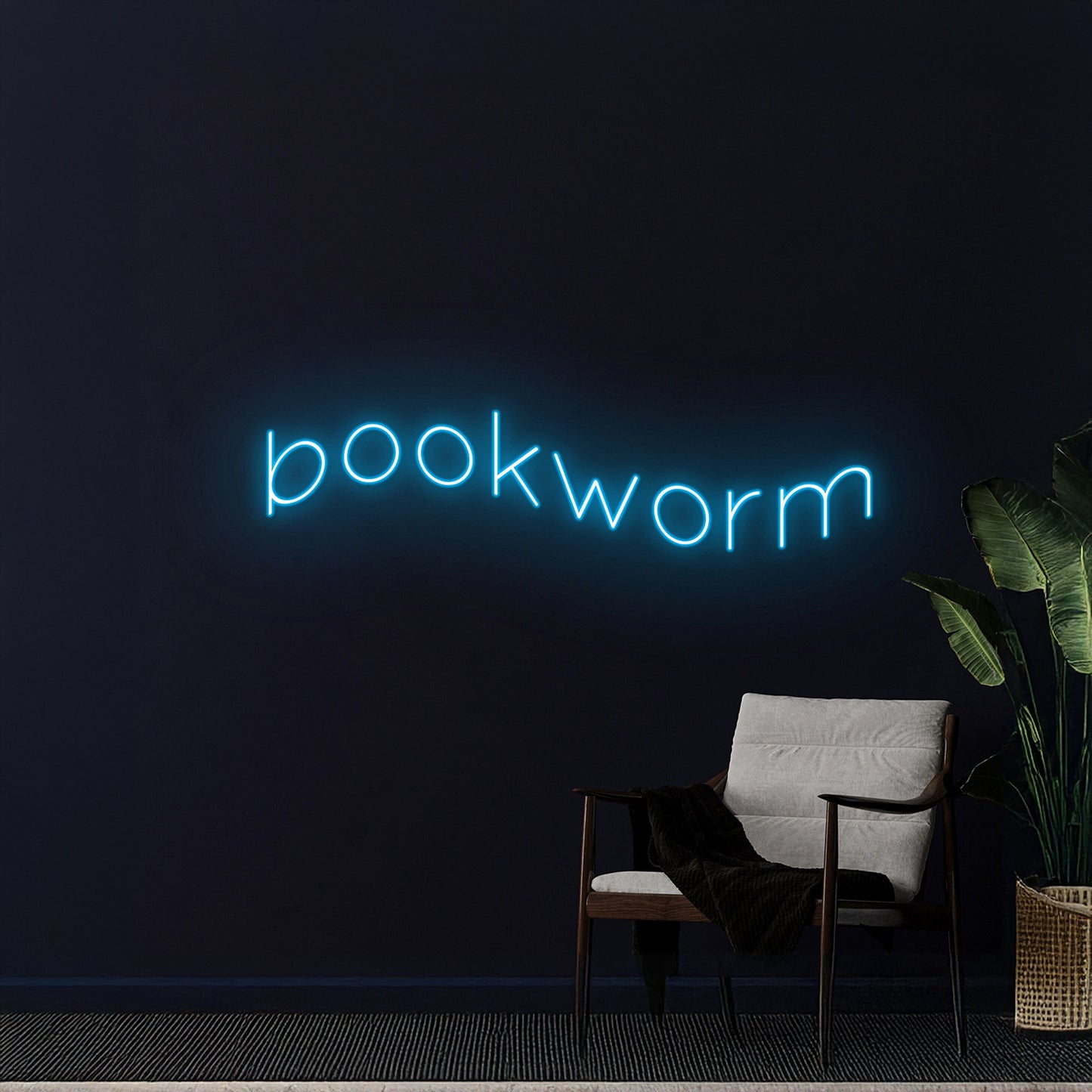 Book Worm Neon Light