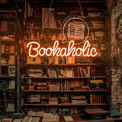 Bookaholic LED Neon Sign - Shineneon