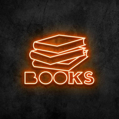 Books Led Neon Sign Bedroom Wall Decor - Shineneon