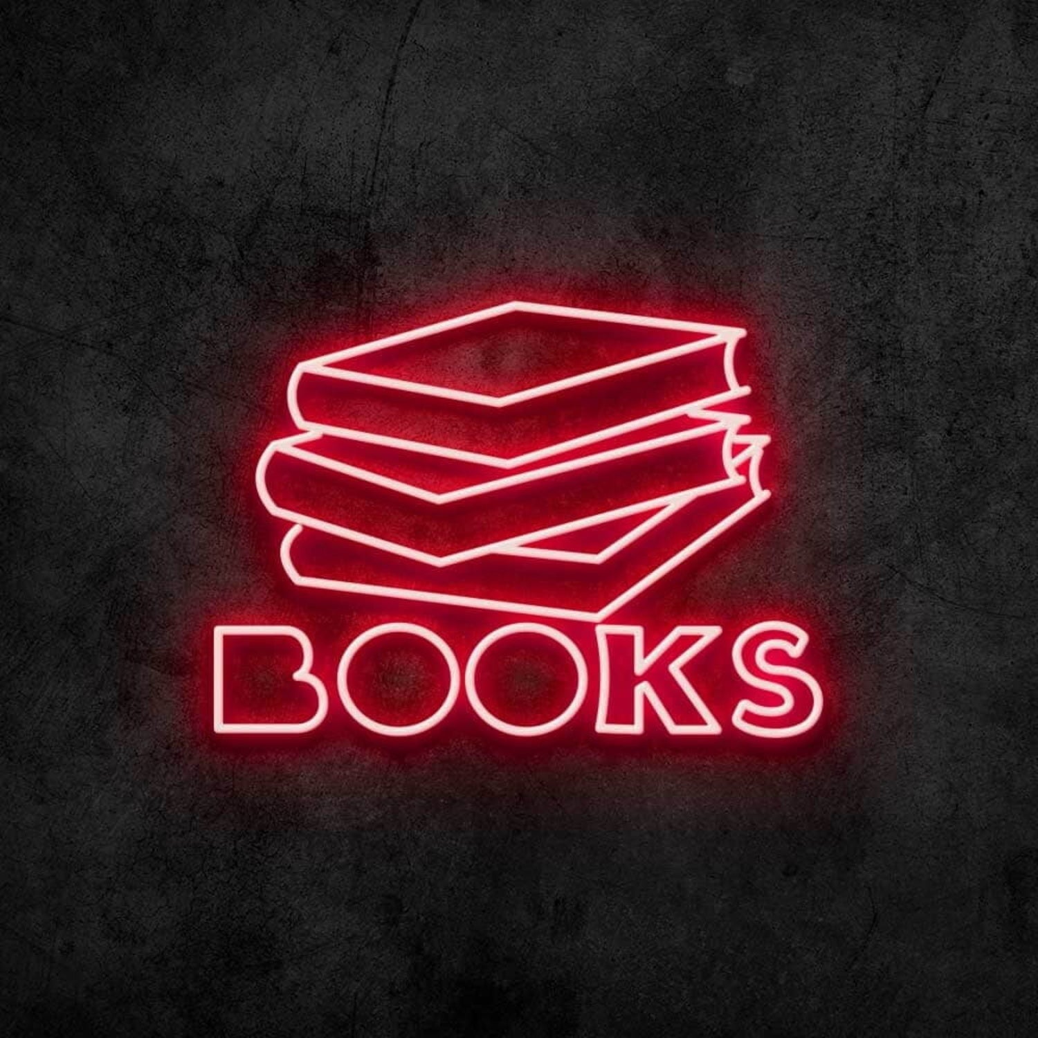 Books Led Neon Sign Bedroom Wall Decor - Shineneon