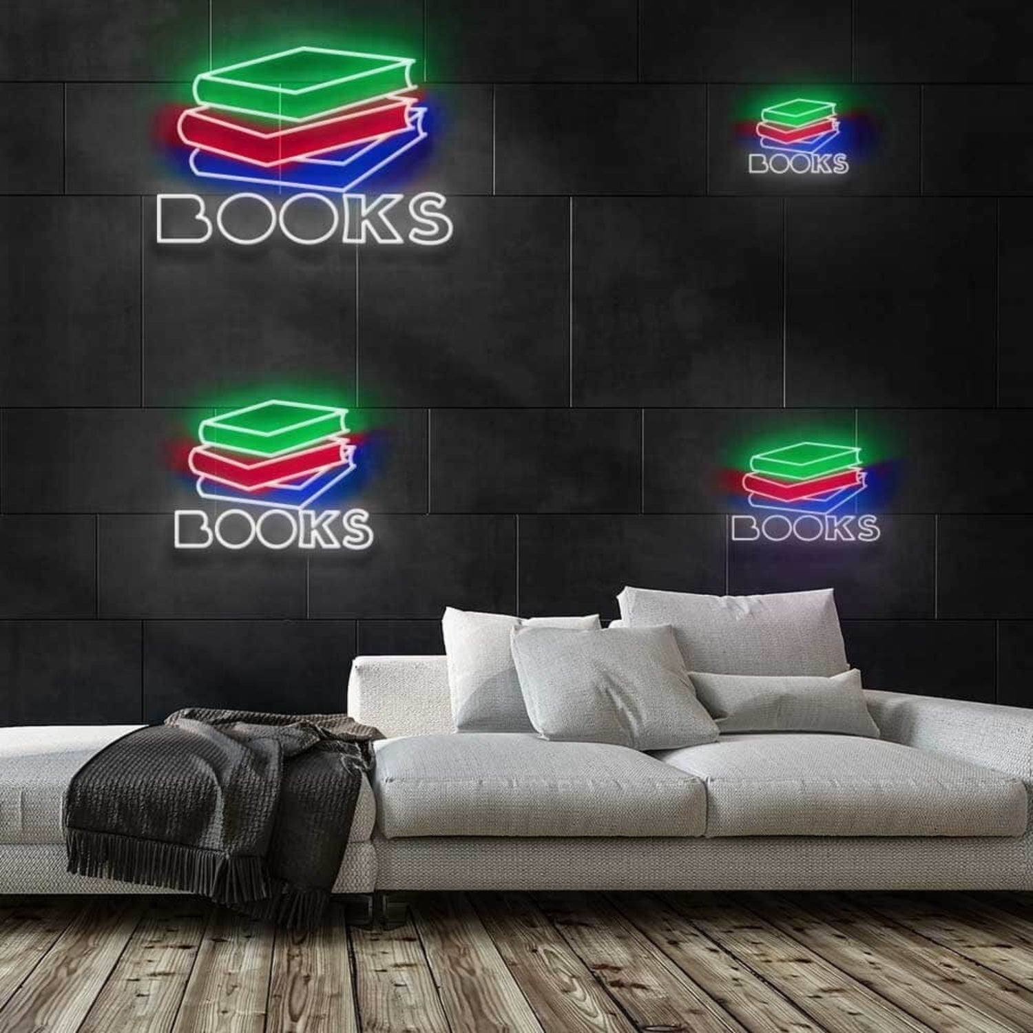 Books Led Neon Sign Bedroom Wall Decor - Shineneon