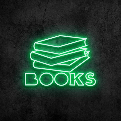 Books Led Neon Sign Bedroom Wall Decor - Shineneon