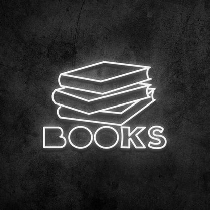 Books Led Neon Sign Bedroom Wall Decor - Shineneon
