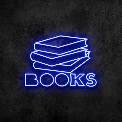 Books Led Neon Sign Bedroom Wall Decor - Shineneon