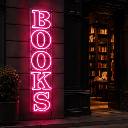 Books LED Neon Sign Home Wall Art - 02 High-Converting Product Image