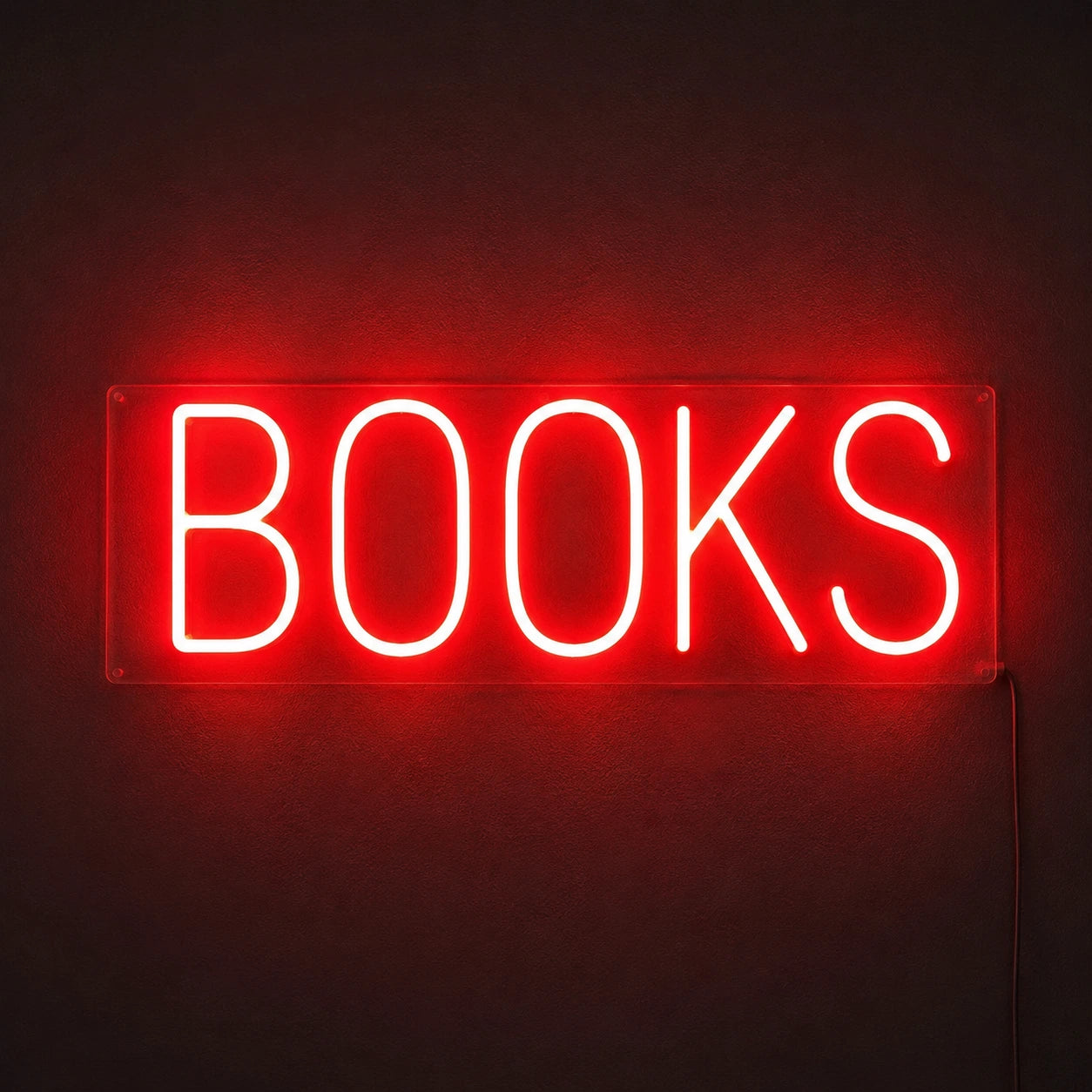 Books LED Neon Sign Wall Neon Sign - 01 Original Product Image