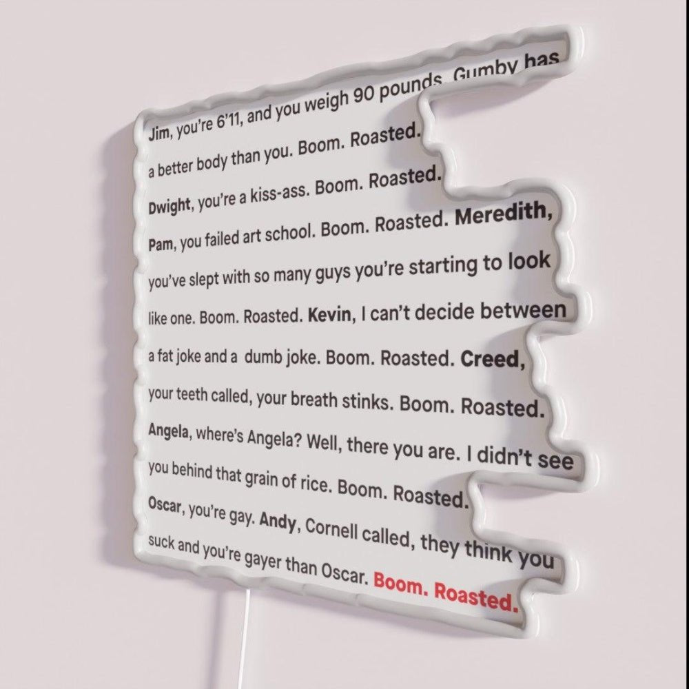 Boom Roasted Rgb Led Neon Sign - Shineneon