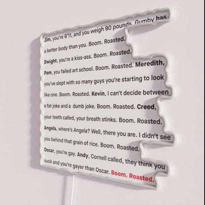 Boom Roasted Rgb Led Neon Sign - Shineneon