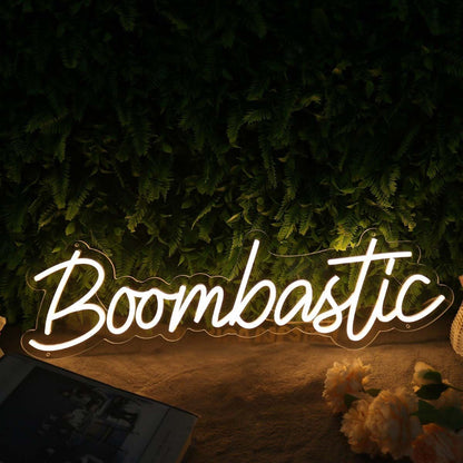 Boombastic Yellow Led Neon Sign - Shineneon
