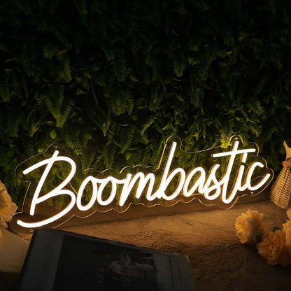 Boombastic Yellow Led Neon Sign - Shineneon