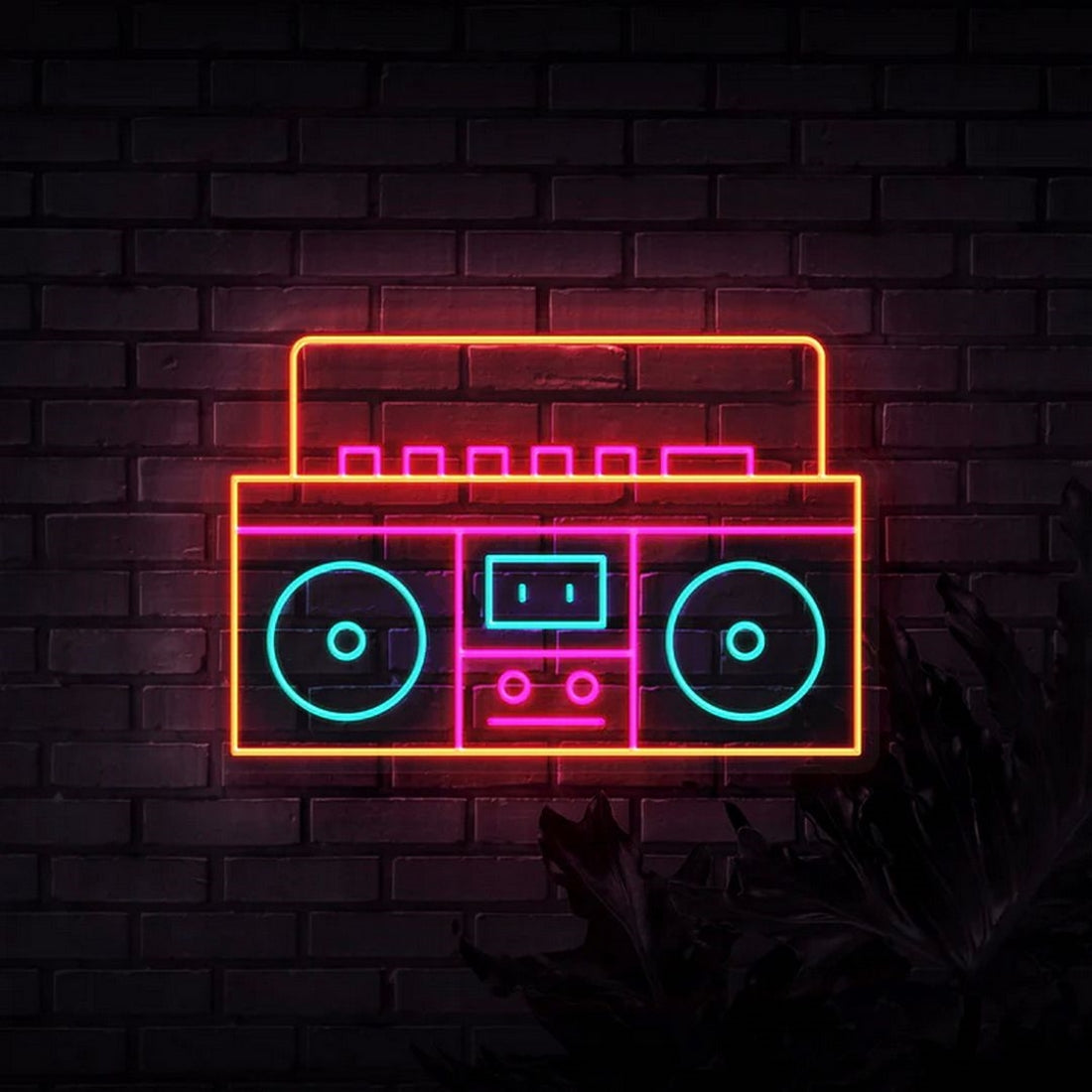 Boombox Led Sign Business Neon Sign