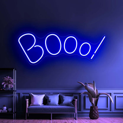 Booo Neon Sign Halloween Led Neon Sign