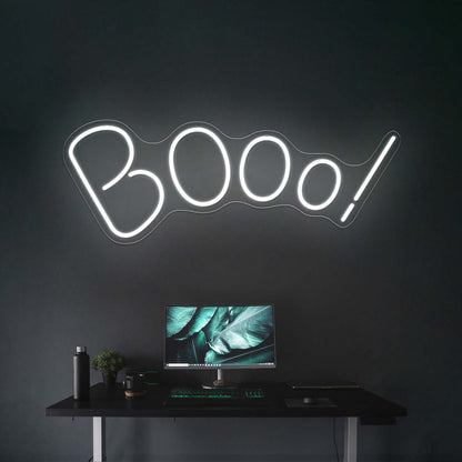 Booo Neon Sign Halloween Led Neon Sign