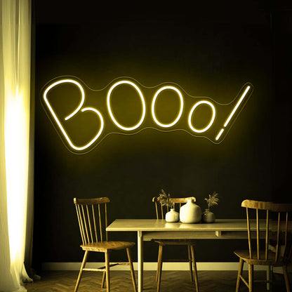 Booo Neon Sign Halloween Led Neon Sign