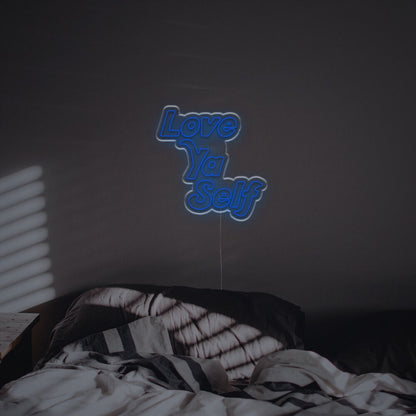 Boost Your Bedroom Vibe With The Love Ya Self Led Neon Sign | Shineneon