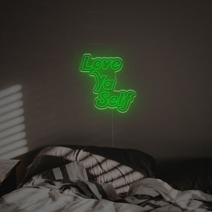 Boost Your Bedroom Vibe With The Love Ya Self Led Neon Sign | Shineneon