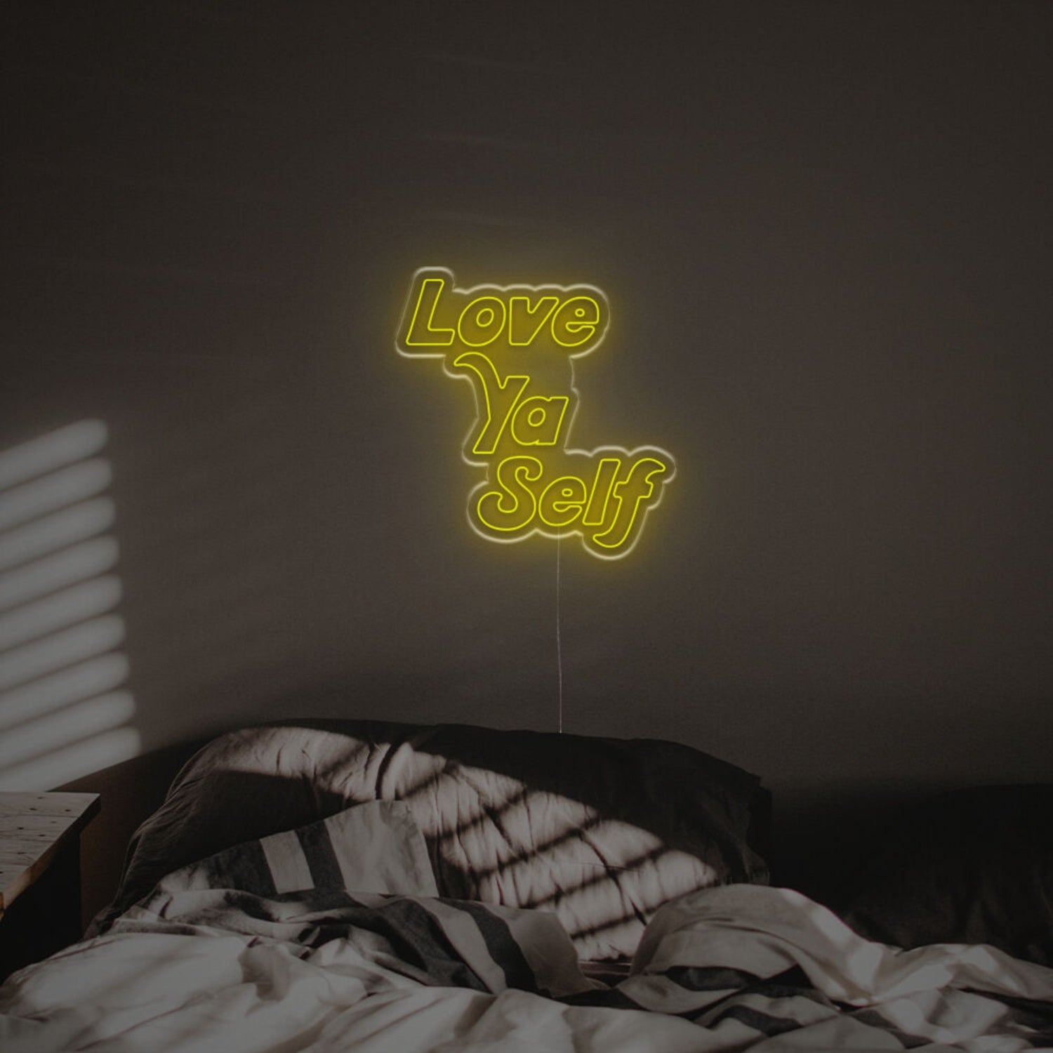 Boost Your Bedroom Vibe With The Love Ya Self Led Neon Sign | Shineneon