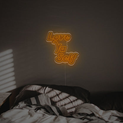 Boost Your Bedroom Vibe With The Love Ya Self Led Neon Sign | Shineneon