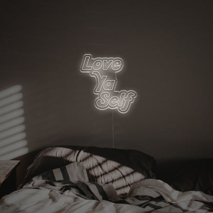 Boost Your Bedroom Vibe With The Love Ya Self Led Neon Sign | Shineneon
