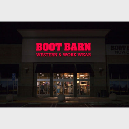 Boot Barn Western Work Wear 3D Frontlit Channel Letters Led Light Sign - Shineneon