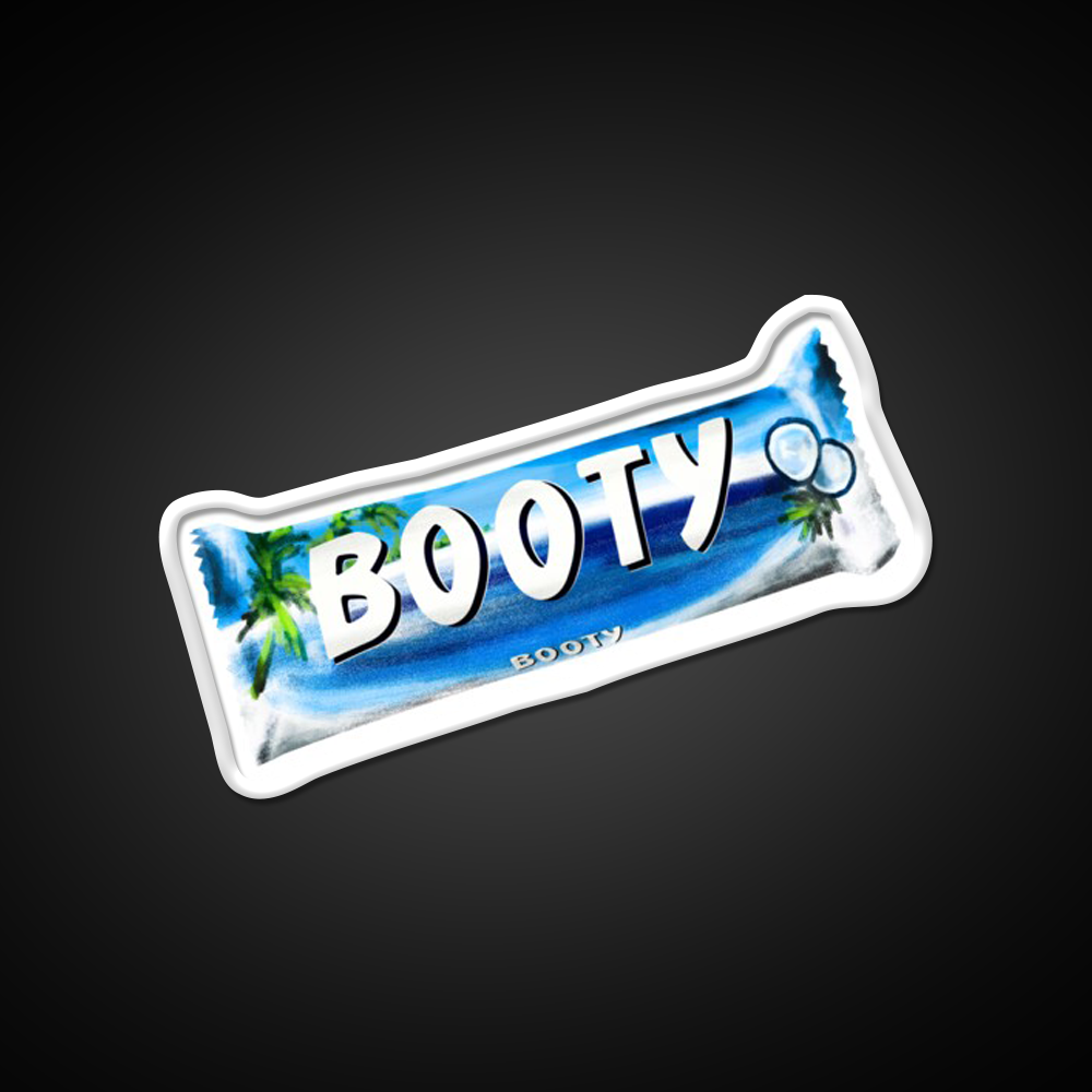 Booty Bounty Chocolate Bar Man Cave Bar Led Neon Sign Rgb Color - LED neon sign view 11
