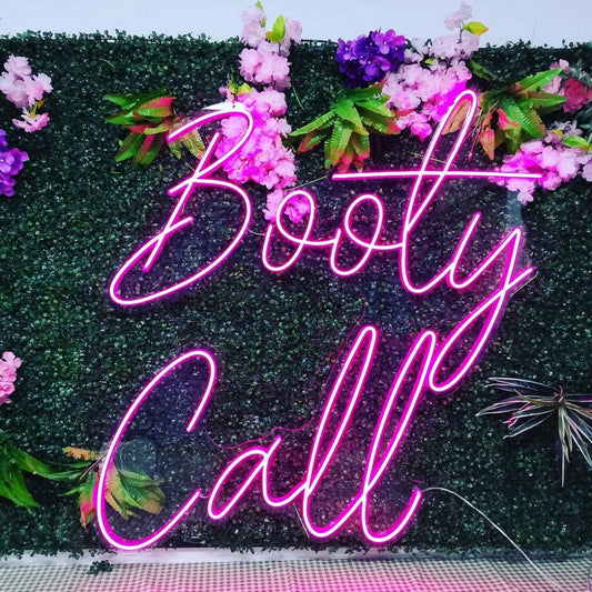 Booty Call Led Sign Business Neon Sign