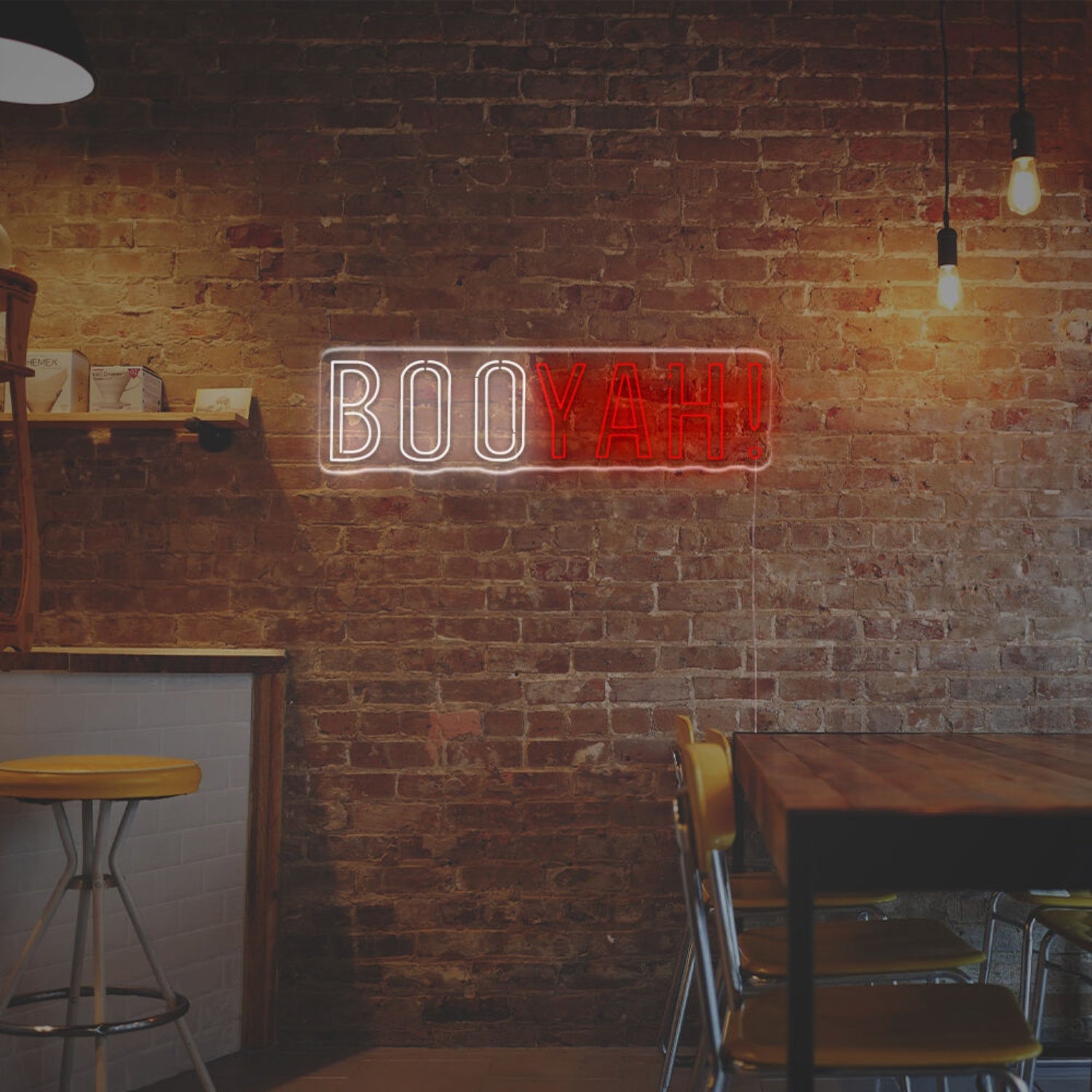 Booyah Led Neon Sign For Home Office Store And Event Ambiance | Shineneon