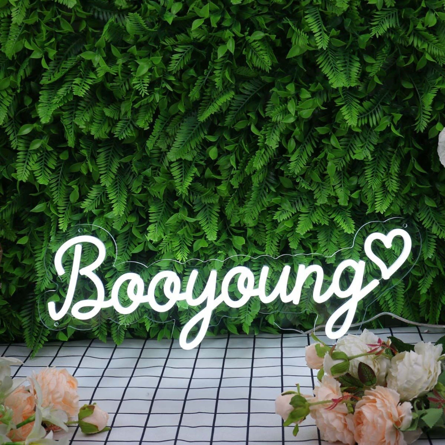 Booyoung White Led Neon Sign - Shineneon